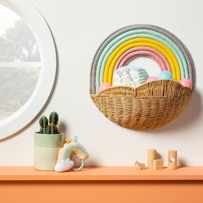 Hanging Wall Storage Rainbow Basket - Cloud Island™ 1 Hanging Wall Storage Rainbow Basket - Cloud Island™