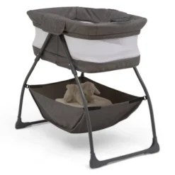 Delta Children TravelMate Compact Fold Bassinet - Gray Tweed -Baby Dream Shop GUEST 14de89e2 7ec9 4408 9f15 867243e7778a