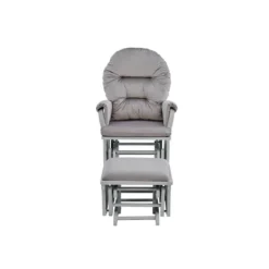 Suite Bebe Madison Glider And Ottoman - Gray Wood And Light Cloud Gray Fabric -Baby Dream Shop GUEST 1520665d f55c 4805 afc7 a246199d9133