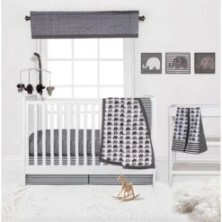 Bacati - Elephants White/Grey Musical Mobile -Baby Dream Shop GUEST 1bbc7c02 0d42 40b2 9950 854bf8909c51