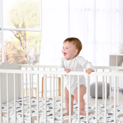 Sweet Jojo Designs Fitted Crib Sheet - Woodland Animals 1 Sweet Jojo Designs Fitted Crib Sheet - Woodland Animals