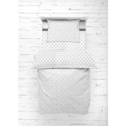 Bacati - Love/Hearts Muslin 4 Pc Toddler Bedding Set, Gray -Baby Dream Shop GUEST 274536a7 7e2b 4dd8 ac12 ff10af0e5b74