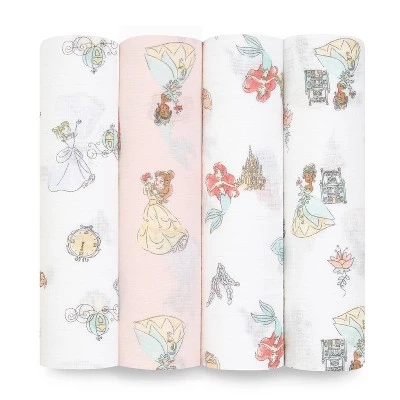 Aden + Anais Essentials Muslin Swaddle Blankets - 4pk 9 Aden + Anais Essentials Muslin Swaddle Blankets - 4pk - Image 9