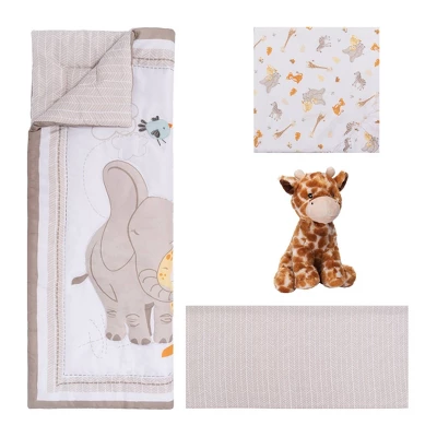 Sammy & Lou Crib Bedding Sets - Safari Snuggle - 4pc 1 Sammy & Lou Crib Bedding Sets - Safari Snuggle - 4pc