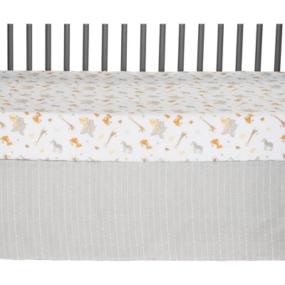 Sammy & Lou Crib Bedding Sets - Safari Snuggle - 4pc 3 Sammy & Lou Crib Bedding Sets - Safari Snuggle - 4pc - Image 3