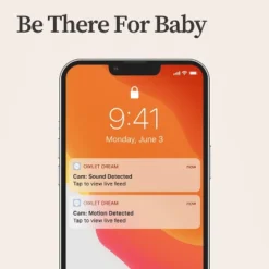 Owlet Cam BC04NWUCK-RB Audio And Background Sound, Room Temp, Night Vision Smart HD Video Camera Baby Monitor White - Manufacturer Refurbished -Baby Dream Shop GUEST 36c0bf87 c65d 4dda b216 06432984f8c8