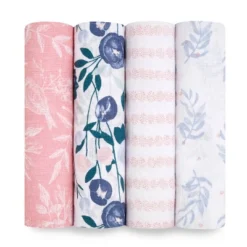 Aden + Anais Essentials Muslin Swaddle Blankets - 4pk 21 Aden + Anais Essentials Muslin Swaddle Blankets - 4pk -Baby Dream Shop GUEST 4116f0e4 5133 42d3 9409 1bba61c84a59