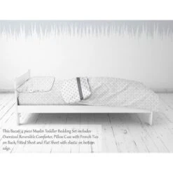 Bacati - Love/Hearts Muslin 4 Pc Toddler Bedding Set, Gray -Baby Dream Shop GUEST 51f4e5a6 b943 4f38 b673 d0d3435c91c4