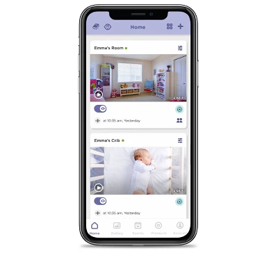 Hubble Connected Nursery Pal Dual Vision 5" Smart HD 2-in-1 Baby Monitor 6 Hubble Connected Nursery Pal Dual Vision 5" Smart HD 2-in-1 Baby Monitor - Image 6
