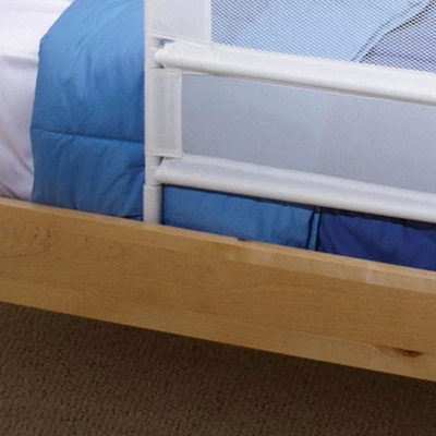 KidCo Mesh And Steel Double Pack Telescopic Child Bed Rail Guard, White (2 Sets) 4 KidCo Mesh And Steel Double Pack Telescopic Child Bed Rail Guard, White (2 Sets) - Image 4