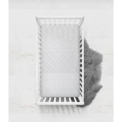 Bacati - Love/Hearts Muslin 4 Pc Toddler Bedding Set, Gray -Baby Dream Shop GUEST 6280ed19 c86a 480a 98e8 8fd19b3abcc9