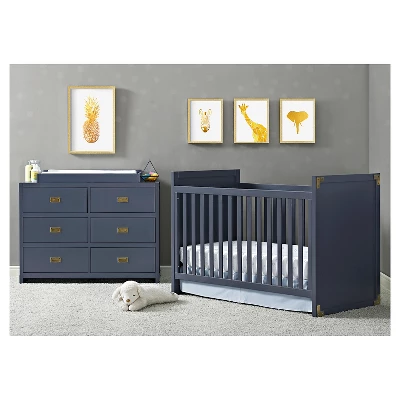 Baby Relax Georgia Campaign Crib - Blue 8 Baby Relax Georgia Campaign Crib - Blue - Image 8