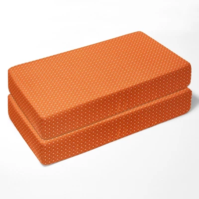 Bacati - Playful Fox Orange Gray 10 Pc Crib Bedding Set With 2 Crib Fitted Sheets 5 Bacati - Playful Fox Orange Gray 10 Pc Crib Bedding Set With 2 Crib Fitted Sheets - Image 5