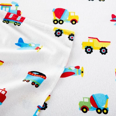 Wildkin Kids 100% Cotton Flannel Sheet Set 4 Wildkin Kids 100% Cotton Flannel Sheet Set - Image 4