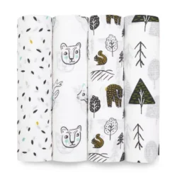 Aden + Anais Essentials Muslin Swaddle Blankets - 4pk 24 Aden + Anais Essentials Muslin Swaddle Blankets - 4pk -Baby Dream Shop GUEST 86de4a6c 5cb6 4c46 8233 c29f37878db0