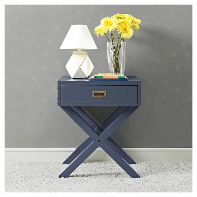 Baby Relax Georgia Campaign Nightstand - Blue 3 Baby Relax Georgia Campaign Nightstand - Blue - Image 3