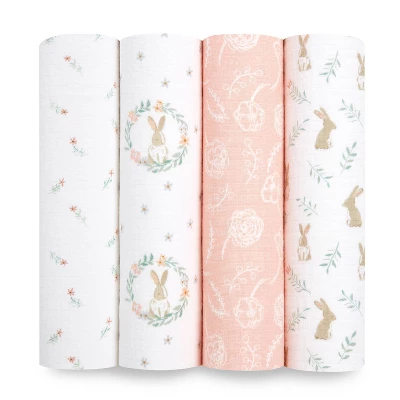Aden + Anais Essentials Muslin Swaddle Blankets - 4pk 14 Aden + Anais Essentials Muslin Swaddle Blankets - 4pk - Image 14