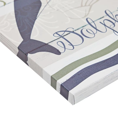 4 Piece Blue Beach Canvas Wall Art Set, Nautical Nursery Decor Print Set (4 Designs, 12 X 12 In) 5 4 Piece Blue Beach Canvas Wall Art Set, Nautical Nursery Decor Print Set (4 Designs, 12 X 12 In) - Image 5