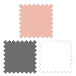 Bacati - 3 Layer Ruffled Crib/Toddler Bed Skirt - White/Coral/Gray -Baby Dream Shop GUEST afb1b87c a863 4447 8889 2448dcfb4bbd