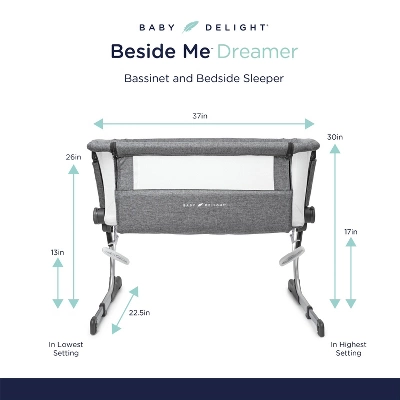 Baby Delight Beside Me Dreamer Bassinet & Bedside Sleeper 14 Baby Delight Beside Me Dreamer Bassinet & Bedside Sleeper - Image 14