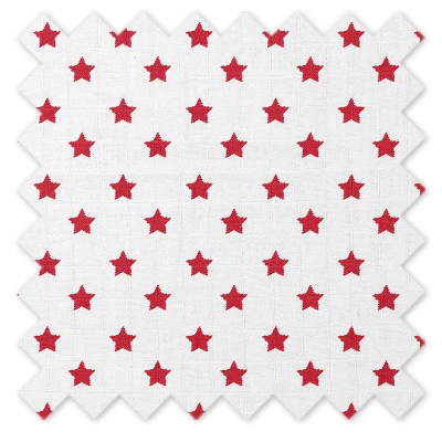 Bacati - Stars Red Ikat Muslin 100 Percent Cotton Universal Baby US Standard Crib Or Toddler Bed Fitted Sheet 4 Bacati - Stars Red Ikat Muslin 100 Percent Cotton Universal Baby US Standard Crib Or Toddler Bed Fitted Sheet - Image 4
