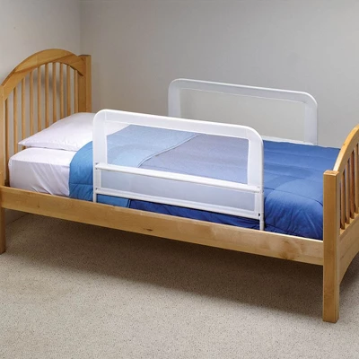 KidCo Mesh And Steel Double Pack Telescopic Child Bed Rail Guard, White (2 Sets) 3 KidCo Mesh And Steel Double Pack Telescopic Child Bed Rail Guard, White (2 Sets) - Image 3